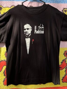 💚 Il Padrino The Godfather Iconic Marionette Black Tee XL
